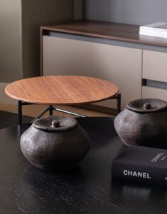 mesa baja de salón reforma interiores nuevo diseño deba