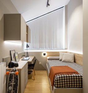 dormitorio juvenil buhardilla reforma interiores nuevo diseño deba